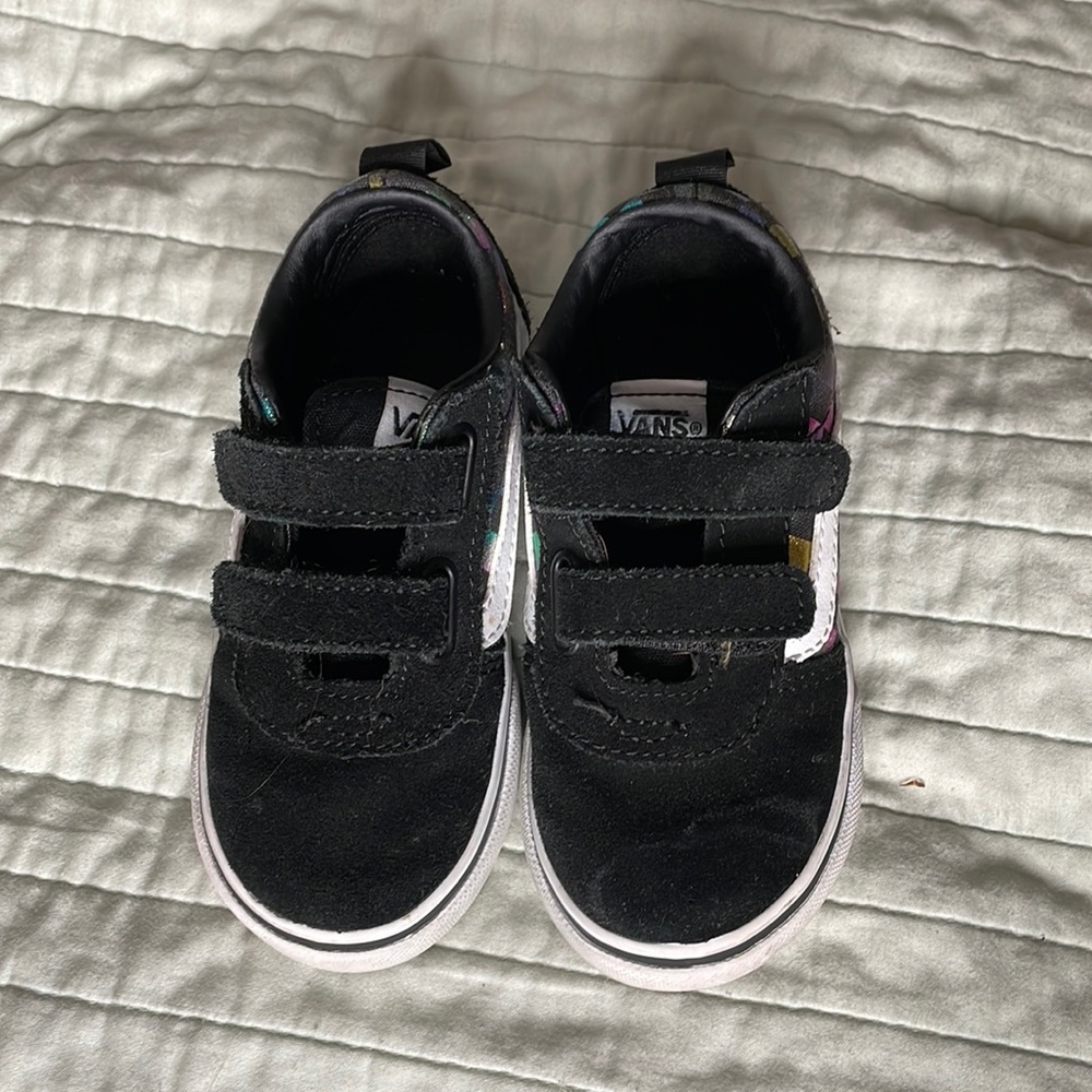 Rainbow Checkered Skate Low Vans